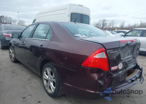 2012 Ford Fusion Se z USA, uszkodzony, nr VIN 3FAHP0HA3CR165109